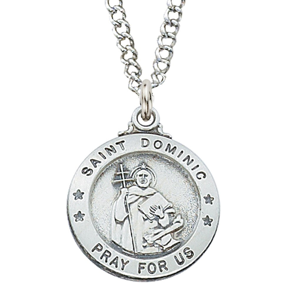 St. Dominic Sterling Silver Medal