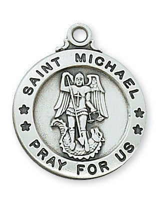 St. Michael Sterling Silver Medal