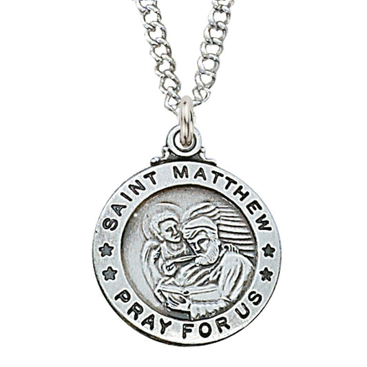 St. Matthew Sterling Silver Medal