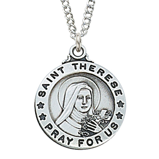 St. Therese Sterling Silver Medal