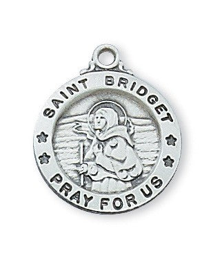 St. Bridget Sterling Silver Medal