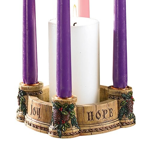 Fioretti Joy, Faith, Love, Hope Advent Wreath