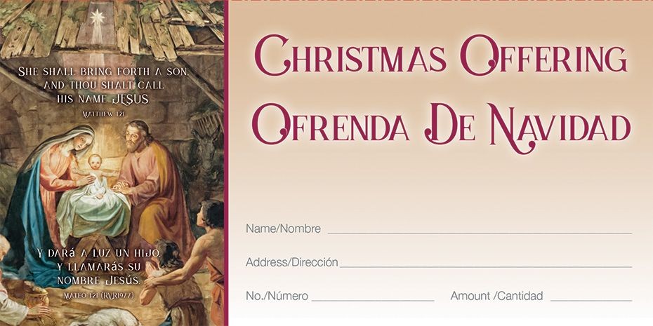 Christmas-Old Masters Nativity-Bilingual Offering Envelope – FUCHS ...