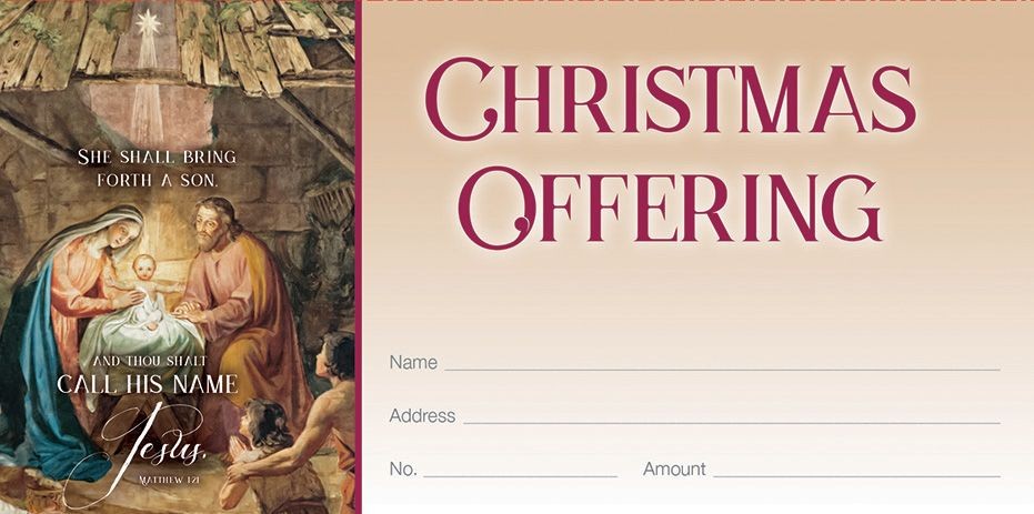 Christmas Offering Envelope