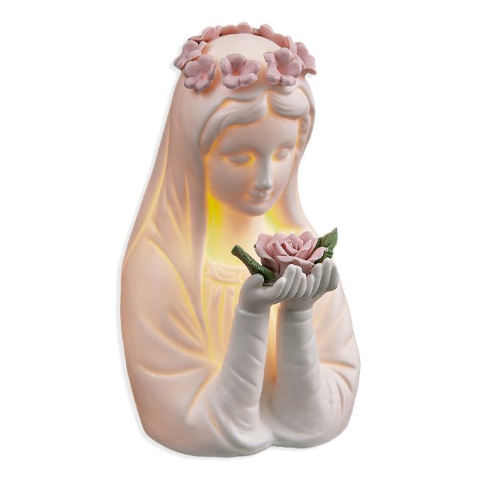 Madonna Holding a Rose Night Light