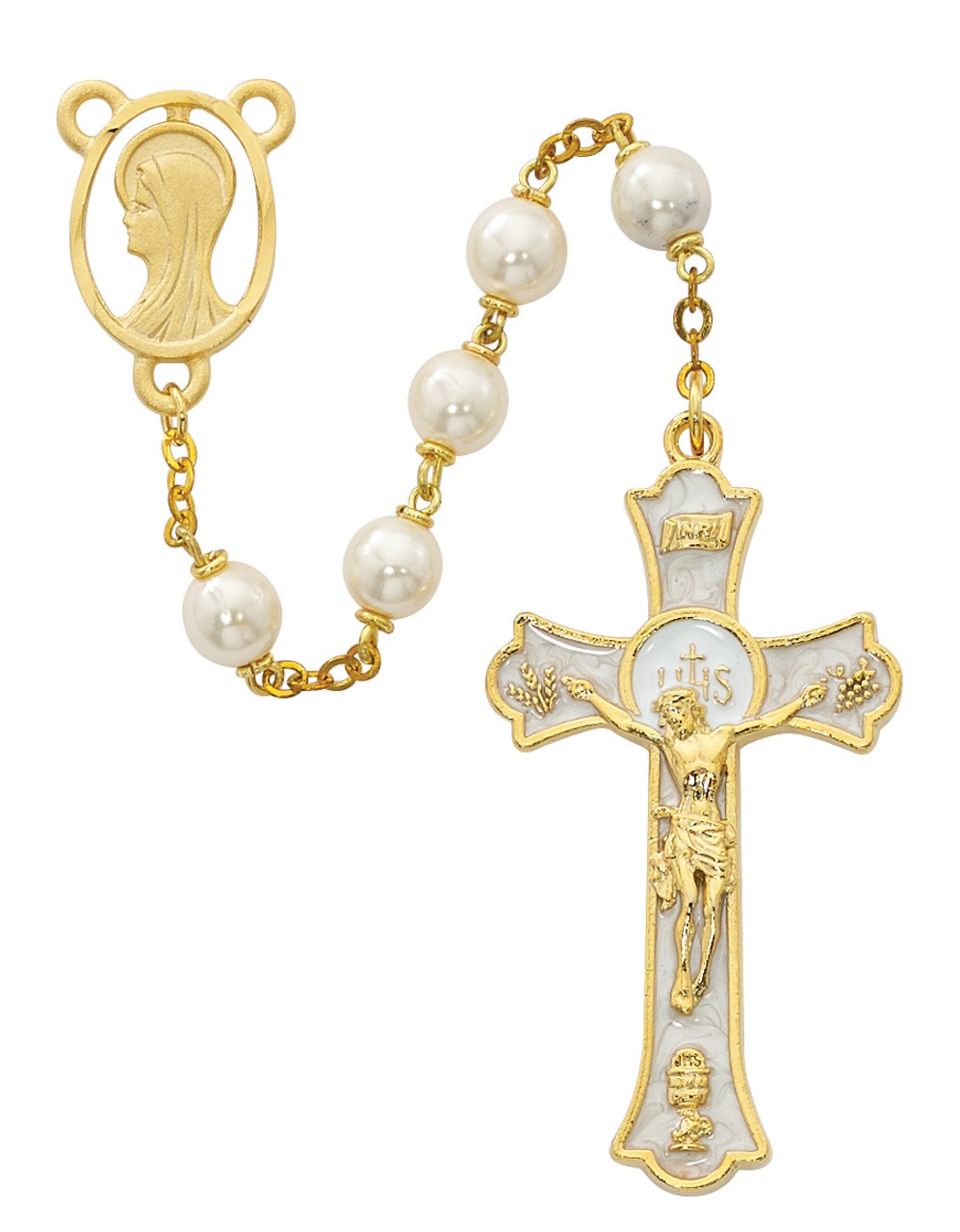 Gold & Pearl Rosary