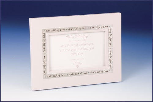 God's Gift of Love Baby Girl Photo Frame