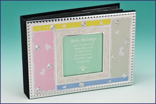 Silver Four Color Baby Photo Album