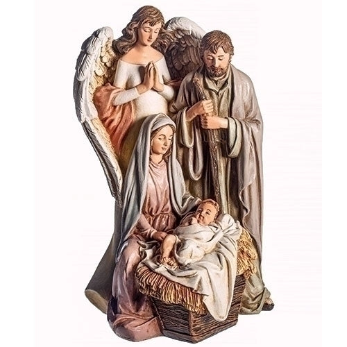 Holy Family & Praying Angel