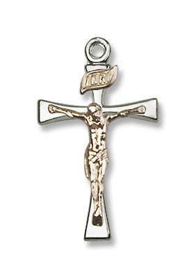 Two-Tone GF/SS Maltese Crucifix Pendant