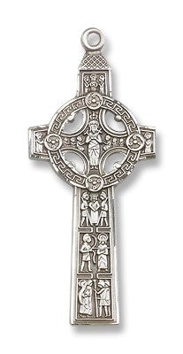 Sterling Silver Scriptures Cross Pendant