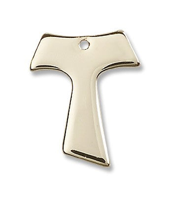 Gold Filled Tau Cross Pendant