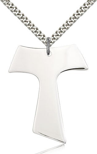 Sterling Silver Tau Cross Pendant