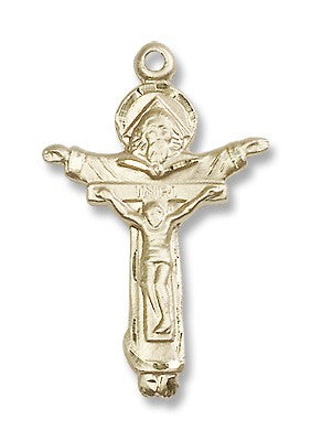 Gold Filled Trinity Crucifix Pendant