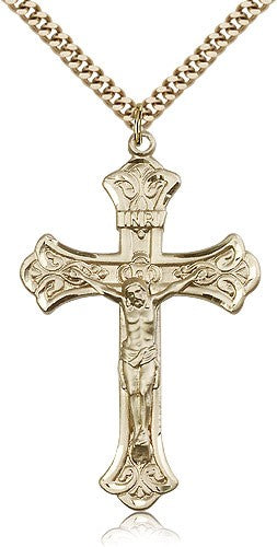 Gold Filled Crucifix Pendant