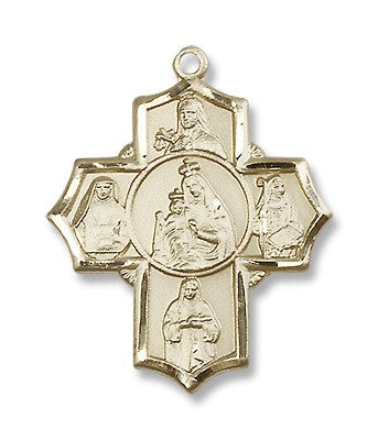 Gold Filled O/L of Mount Carmel Pendant