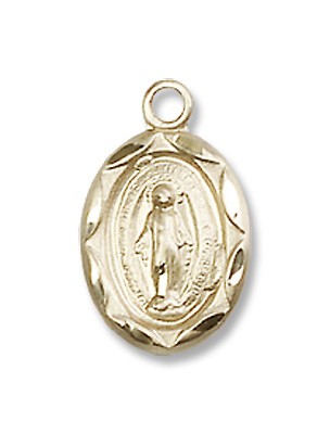 Gold Filled Miraculous Pendant