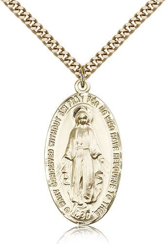 Gold Filled Miraculous Pendant