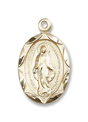 Gold Filled Miraculous Pendant