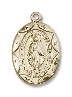 Gold Filled Miraculous Pendant