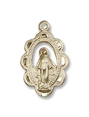 Gold Filled Miraculous Pendant