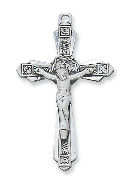 Sterling Silver Crucifix  L6004