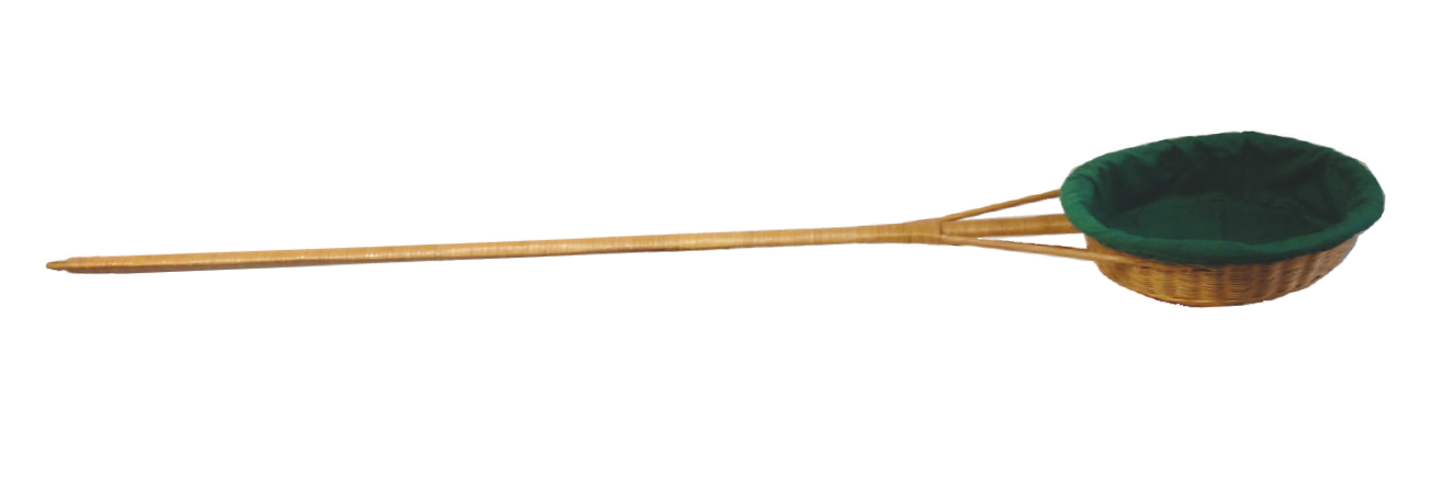 Round Collection Basket with Handle